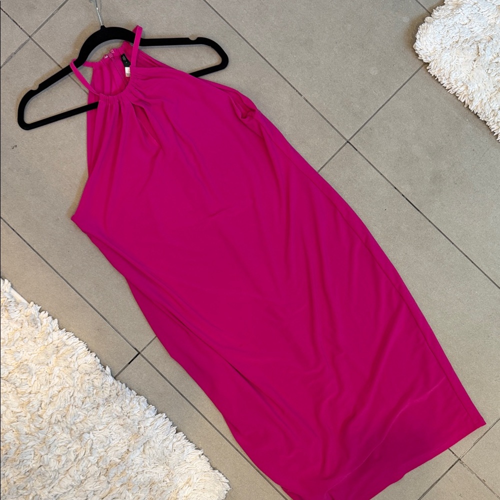 Ralph Lauren Hot Pink Halter Dress